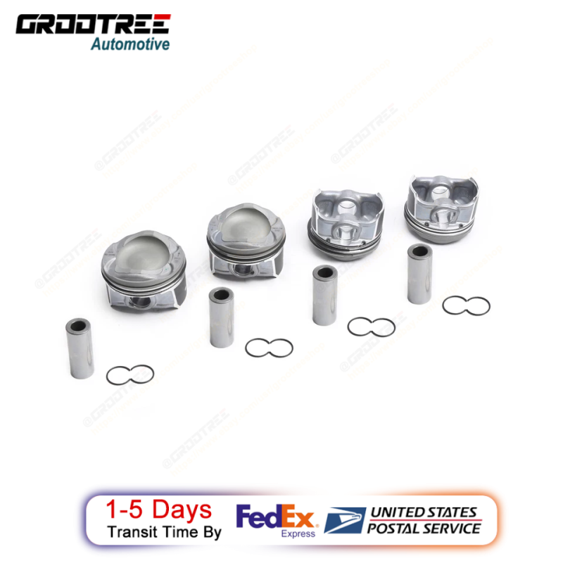 Ford 1.6T Piston with ring CJ5Z-6108-A for Ford Escape 1.6T CJ5Z6108A engine piston kits 4pcs/sets